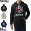 リーボック【Reebok】メンズ スター フーディ パーカー DRV88 1810 トップス プルオーバー スウェット 防寒 保温 上着 フード スエット スゥェット 裏起毛 トレーナー(drv88)