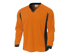 WUNDOU (ウンドウ) ベーシックロングスリーブサッカーシャツ オレンジ P-1930 1710 メンズ 紳士 男性 サッカー ウェア