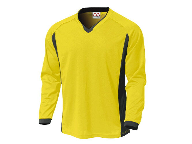 WUNDOU (ウンドウ) ベーシックロングスリーブサッカーシャツ イエロー P-1930 1710 メンズ 紳士 男性 サッカー ウェア