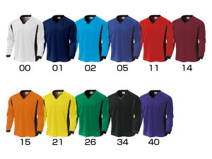 WUNDOU (ウンドウ) ベーシックロングスリーブサッカーシャツ ロイヤルブルー P-1930J 1710 キッズ ジュニア 子供 子ども サッカー ウェア通販 サッカー 用品 セール