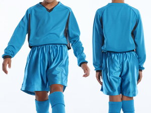 WUNDOU (ウンドウ) ベーシックロングスリーブサッカーシャツ ロイヤルブルー P-1930J 1710 キッズ ジュニア 子供 子ども サッカー ウェア通販 サッカー 用品 セール