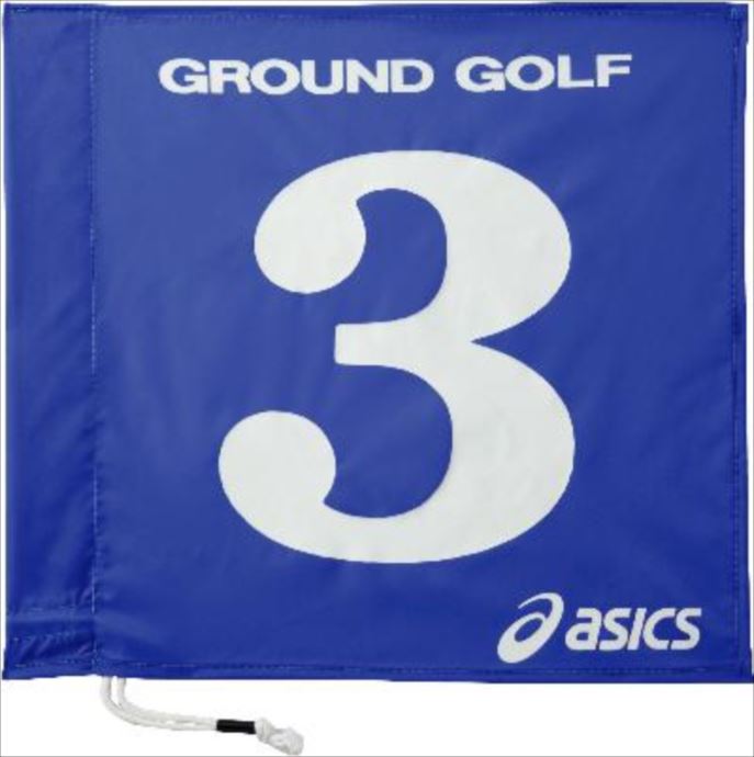 asics (アシックス) 旗両面1色タイプ ブルー GGG067 1905 グラウンドゴルフ ニュースポーツ