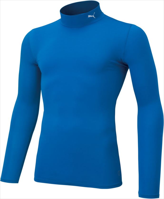 ゲームシャツ PUMA (プーマ) メンズ コンプレッション モックネック LS シャツ (02) 656331 1907 サッカー ウェア