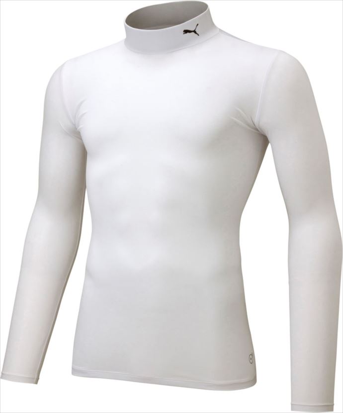 ゲームシャツ PUMA (プーマ) メンズ コンプレッション モックネック LS シャツ (04) 656331 1907 サッカー ウェア
