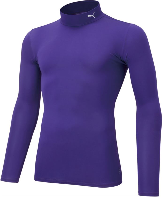 ゲームシャツ PUMA (プーマ) メンズ コンプレッション モックネック LS シャツ (14) 656331 1907 サッカー ウェア
