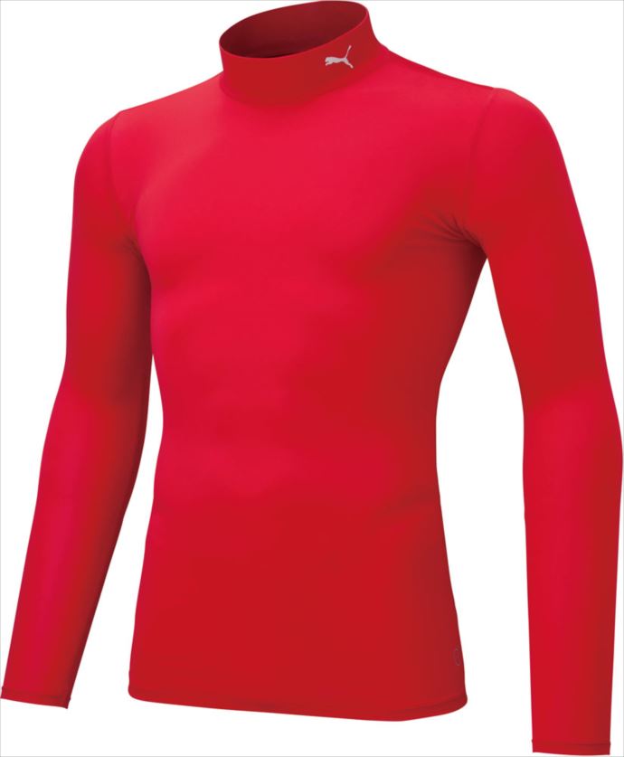 樂天商城 - ゲームシャツ PUMA (プーマ) ジュニア コンプレッション モックネック LS (01) 656332 1907 サッカー ウェア