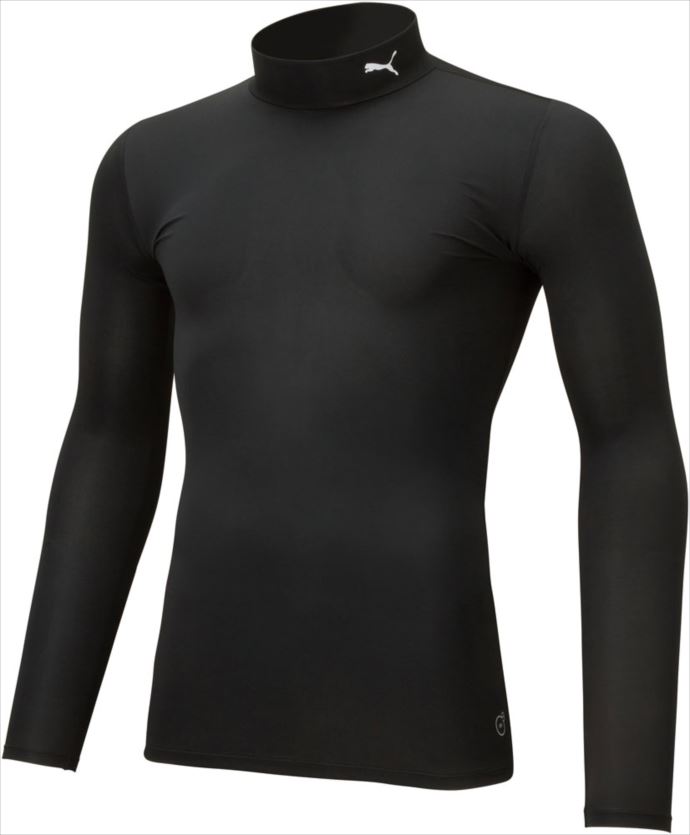 ゲームシャツ PUMA (プーマ) ジュニア コンプレッション モックネック LS (03) 656332 1907 サッカー ウェア