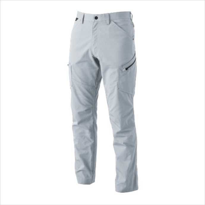 TS DESIGN (TSデザイン) LIGHT TECメンズカーゴパンツ シルバーグレー 5304 2002 作業服 ユニフォーム ..