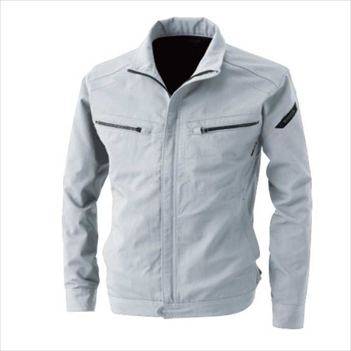 Rakuten - TS DESIGN (TSデザイン) LIGHT TECロングスリーブジャケット シルバーグレー 5306 2002 作業服 ユニフォーム 藤和