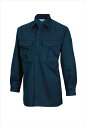 TS DESIGN (TSデザイン) 長袖シャツ ネイビー 7115 2002 作業服 ユニフォーム TOP SHALETON