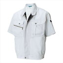 TS DESIGN (TSデザイン) 半袖ブルゾン シルバーグレー 7156 2002 作業服 ユニフォーム TOP SHALETON