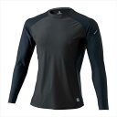TS DESIGN (TSデザイン) ロングスリーブシャツ ブラックxチャコールグレー 84152 2002 作業服 ユニフォーム 藤和(4)