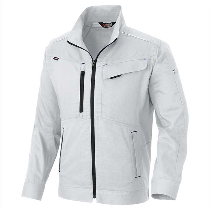 AITOZ アイトス 長袖ブルゾン シルバーグレー 3330