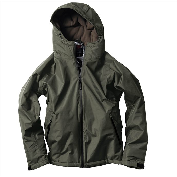 ウェア Makku マック メンズ ダミングジャケット GREEN MKU-AS3750 2302 防寒 防水 雨具 ユニセックス