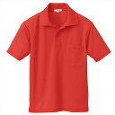 AITOZ アイトス 吸汗速乾半袖ポロシャツ レッド 10579 ウェア 作業着 作業服