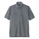 AITOZ アイトス 半袖ボタンダウンポロシャツ モクチャコール 551046 ウェア 男女兼用 メンズ レディース 仕事服 作業着 作業服 ワークウェア