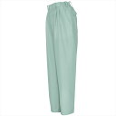 アイトス AITOZ レディースシャーリングパンツ(2タック) レディース 1255 015.グリーン