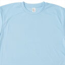 アイトス AITOZ 4.4オンスドライ半袖Tシャツ(ポケット無シ)(男女兼用)ユニセックス 8090 007.ライトブルー 仕事服 作業着 作業服