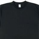 アイトス AITOZ 4.4オンスドライ半袖Tシャツ(ポケット無シ)(男女兼用)ユニセックス 8090 010.ブラック 仕事服 作業着 作業服