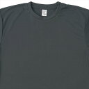 アイトス AITOZ 4.4オンスドライ半袖Tシャツ(ポケット無シ)(男女兼用)ユニセックス 8090 014.ダークグレー 仕事服 作業着 作業服