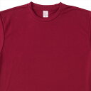 アイトス AITOZ 4.4オンスドライ半袖Tシャツ(ポケット無シ)(男女兼用) ユニセックス 8090 039.バーガンディ 仕事服 作業着 作業服 ワークウ...
