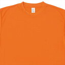 アイトス AITOZ 4.4オンスドライ半袖Tシャツ(ポケット無シ)(男女兼用)ユニセックス 8090 063.オレンジ 仕事服 作業着 作業服