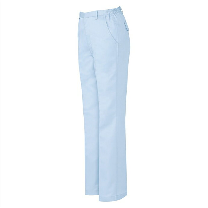 アイトス AITOZ レディースシャーリングパンツ(ノータック) レディース 9025 007.サックス