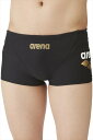 アリーナ arena トレーニングスパッツ(ショートレッグ) 水泳 メンズ 水着メンズ競泳用(FINA非公認) SAR4104 BKGD.ブラック×ゴールド(4)