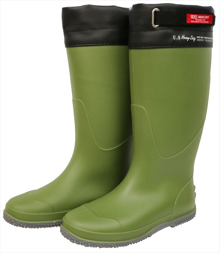 弘進ゴム KOHSHIN PACKABLE BOOTS D0038AB カーキ