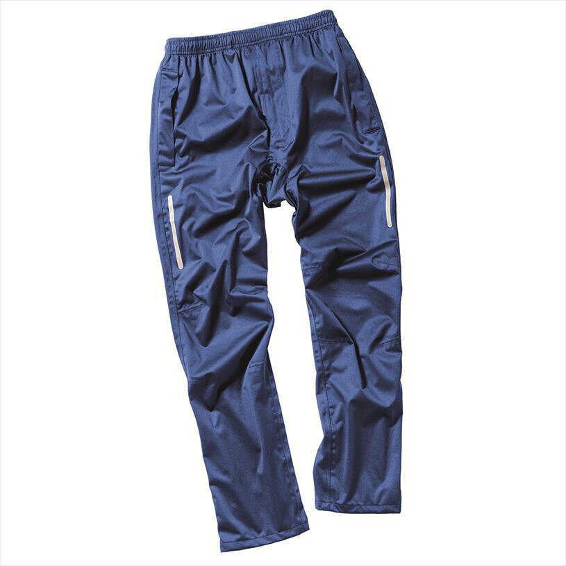 Rakuten - レインパンツ マック Makku ELASTICOニットレインパンツ レインウェア メンズ ユニセックス AS835 BLUE 作業用 防水 カッパ 雨具 通勤 通学 自転車