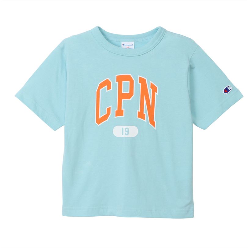 乐天商城 - 半袖Tシャツ チャンピオン Champion SHORT SLEEVE T-SHIRT ウェア キッズ キッズカジュアル CK-D312 331.グレイッシュライトブルー
