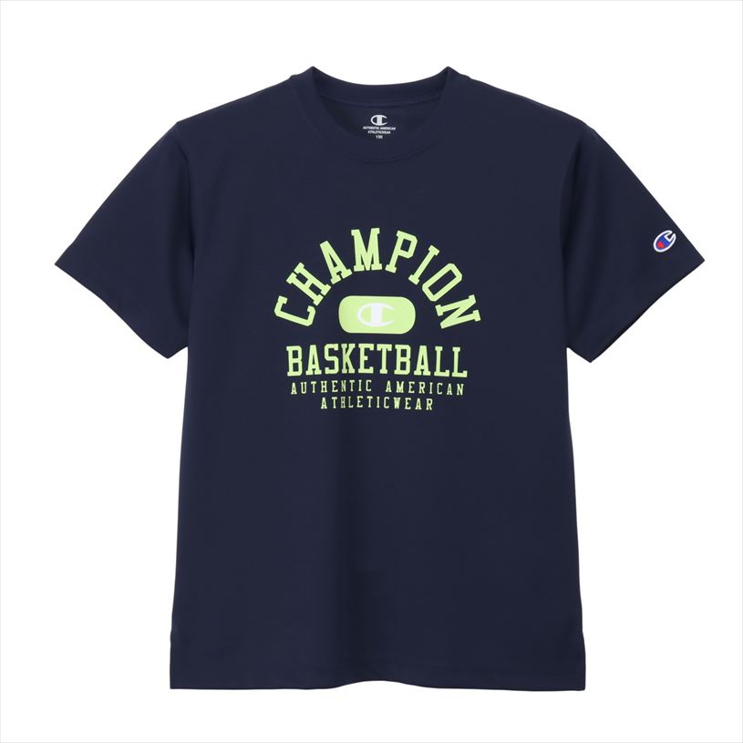 Rakuten - チャンピオン Champion SHORT SLEEVE T-SHIRT ウェア キッズ バスケットボール CK-DB341 370.ネイビー