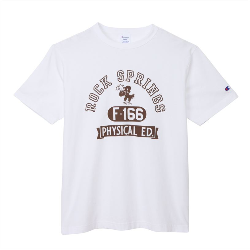 Rakuten - 半袖シャツ チャンピオン Champion SHORT SLEEVE T-SHIRT ウェア メンズ ユニセックス ベーシック C3-D347 008.ホワイトXブラウン