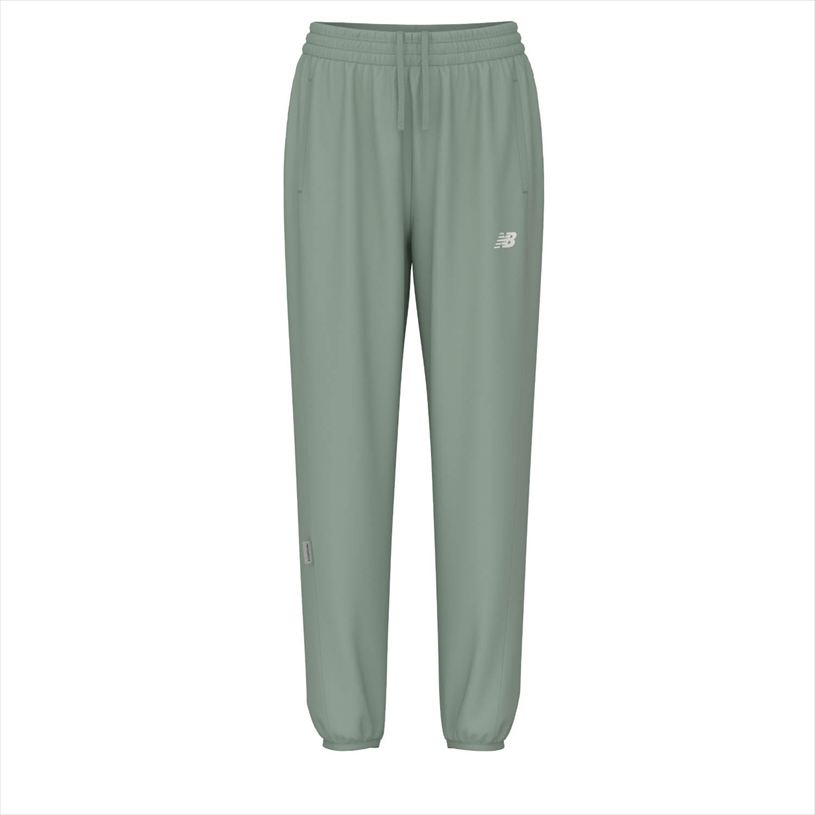 ニューバランス New Balance ニットパンツ (テーパード) レディース マルチアスレ ウェア パンツ WB61376F (MCN)モザイクグリーン
