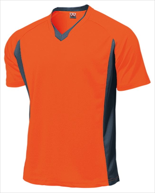 ●シンプルでスポーティな切替デザインTシャツ！ラグラン袖、切替デザインBODY、2重衿、後身頃の裾をアール型にカットしたスポーツTシャツ。吸汗速乾ポリ100％、表面がツルっとしていてプリントしやすい素材です。伸縮性のあるウーリー糸を使用しており、引っ張りにも強くなっています。●あらゆるスポーツに幅広く使える。切替デザインスポーツTシャツで16色展開、ジュニアから大人までの10サイズ展開が最大の特徴。 野球、ハンドボール、バレーボールなど、サッカーに限らずあらゆるスポーツにご利用いただいています。●素材：ポリエステル100％●吸汗速乾※画像のカラーは、撮影時の照明等の具合により実物と異なる可能性がございます。なお、商品の色の見え方と実物の色は、お客様のご使用されているパソコン・モニターの環境等により多少異なる場合がございますのでご了承ください。