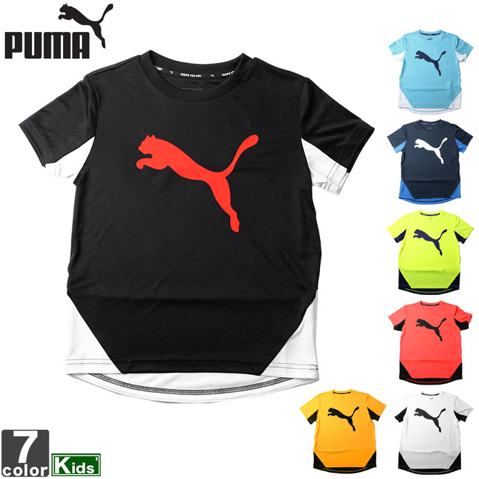 半袖Tシャツ プーマ PUMA ジュニア キッズ 582896 アクティブスポーツ キャットグラフィック Tシャツ 2106 ロゴT プリントシャツ TEE ロゴシャツ ビッグロゴ トップス シャツ ネコポス対応