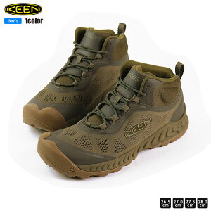 ハイキングシューズ キーン KEEN メンズ 1026111 NXIS SPEED MID 2310 アウトドア キャンプ 撥水加工 スニーカー シューズ 靴 トレイル 軽登山 ハイキング