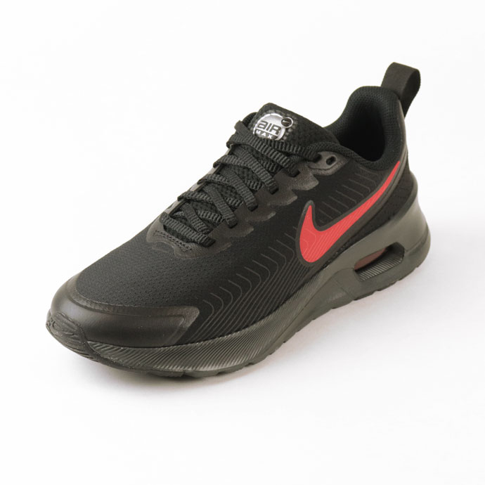 スポーツショップ グラスホッパーのランニングシューズ ナイキ NIKE メンズ FD4329010 エアマックス NUAXIS Airmax AIR MAX シューズ 靴 スニーカー ランニング ジョギング トレーニング ジム 散歩 エアクッション 普段履き 紐靴 靴 セール 初心者 ブラック 黒 軽量｜アングル2