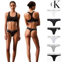 ビキニショーツ CALVIN KLEIN カルバンクライン レディース F3786E THONG 下着 パンツ アンダーウェア モダン コットン Tバック スポ...