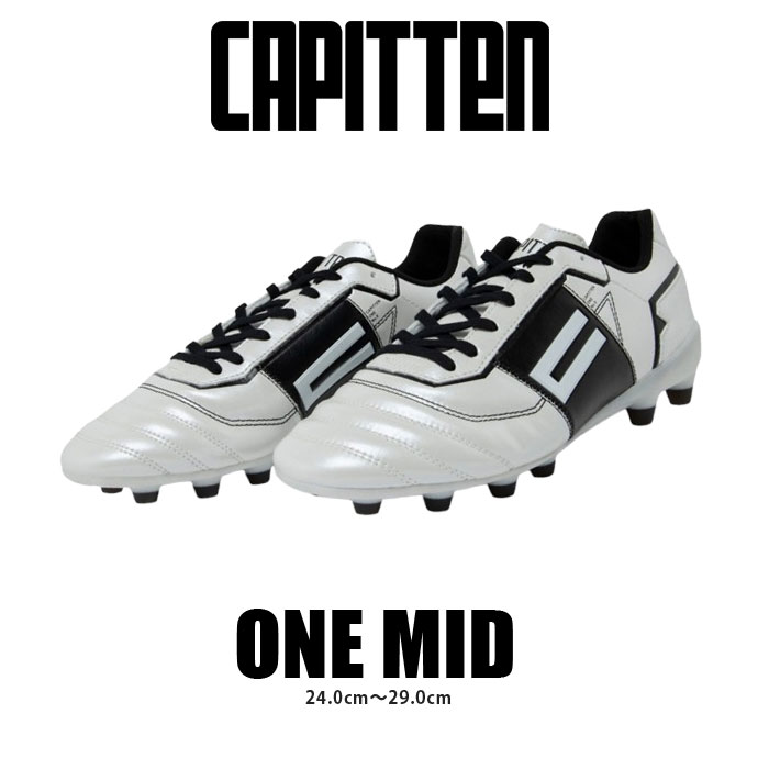 サッカースパイク CAPITTEN キャピテン メンズ CAP-M10102 Capitten ONEMID サッカー シューズ スパイク フットサル フットボール 牛革 レザー 芝
