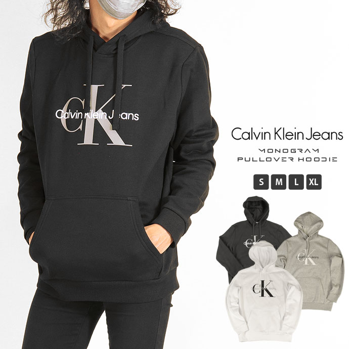 Rakuten - パーカー カルバンクライン CALVIN KLEIN メンズ 40GC201 PULLOVER HOODIE プルオーバー スウェット スエット ロゴスウェット ストリート ロゴパーカー 裏起毛