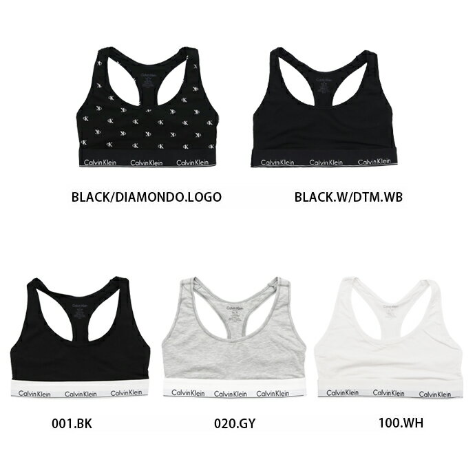 スポーツブラ カルバンクライン CALVIN KLEIN レディース F3785E Unlined Bralette...