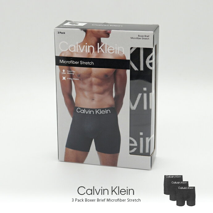 3枚セット ボクサーパンツ カルバンクライン Calvin Klein メンズ NP2608O ボクサーパンツ トランクス 下着 パンツ ボクサー 肌着 人気 オシャレ 高級 見せパン SNS