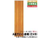 壁用プリント合板 ネオウッド NW-3000JK-2（約48kg/12枚入り）（A品/取り寄せ）