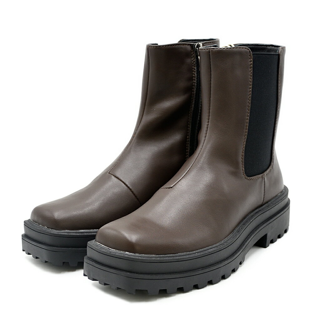 あしながおじさん　サイドゴアブーツ　スクエア　足楽　厚底　オシャレ 楽天市場】byあしながおじさん サイドゴアブーツの通販