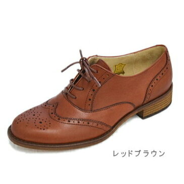 【ポイント10倍】ウィングチップ オックスフォードシューズ 日本製 本革 7173 Celica by BARCLAY バークレー おじ靴 3.5ヒール レースアップシューズ レディース ホワイト 白【あす楽対応】【返品交換無料】