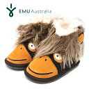 EMU エミュ エミュー ベビー ムートンブーツ Orangutan Walke B12758 オランウータン ショートブーツ ファー ボア 男の子 キッズ メ...
