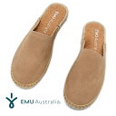 EMU Australia エミュ エミュー エスパドリーユ サンダル Rosella W12667 ミュール サボ 本革 レザー ジュート巻き レディース 靴 