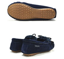 【別注モデル】【国内正規品】MINNETONKA(ミネトンカ)ウッドビーズモカシンシューズKYRASLIPPERキーラスリッパー40680406814068440686ブラックネイビーシナモングレーレディース靴【あす楽対応】【送料無料】