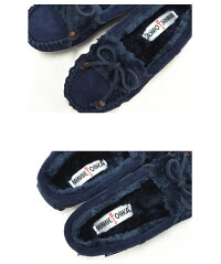 【別注モデル】【国内正規品】MINNETONKA(ミネトンカ)ウッドビーズモカシンシューズKYRASLIPPERキーラスリッパー40680406814068440686ブラックネイビーシナモングレーレディース靴【あす楽対応】【送料無料】